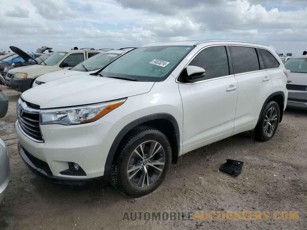 5TDKKRFH0GS137225 TOYOTA HIGHLANDER 2016