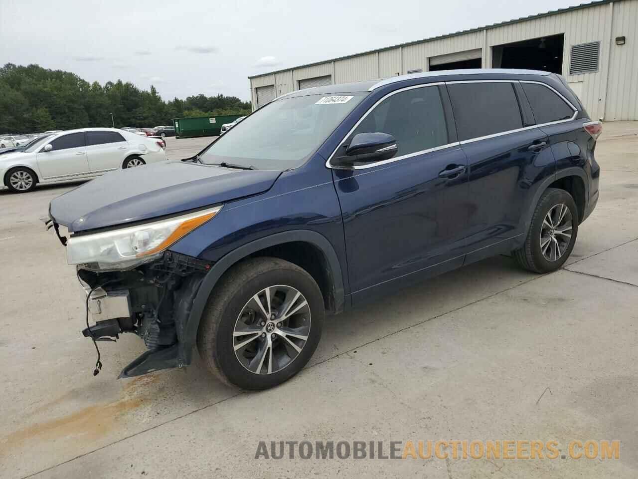 5TDKKRFH0GS155661 TOYOTA HIGHLANDER 2016