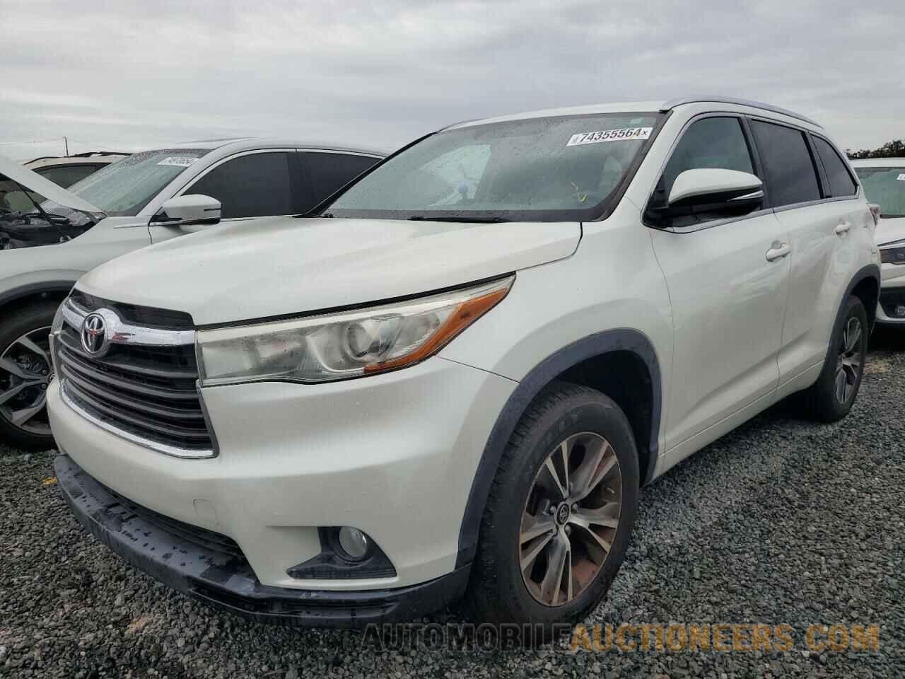 5TDKKRFH0GS181466 TOYOTA HIGHLANDER 2016