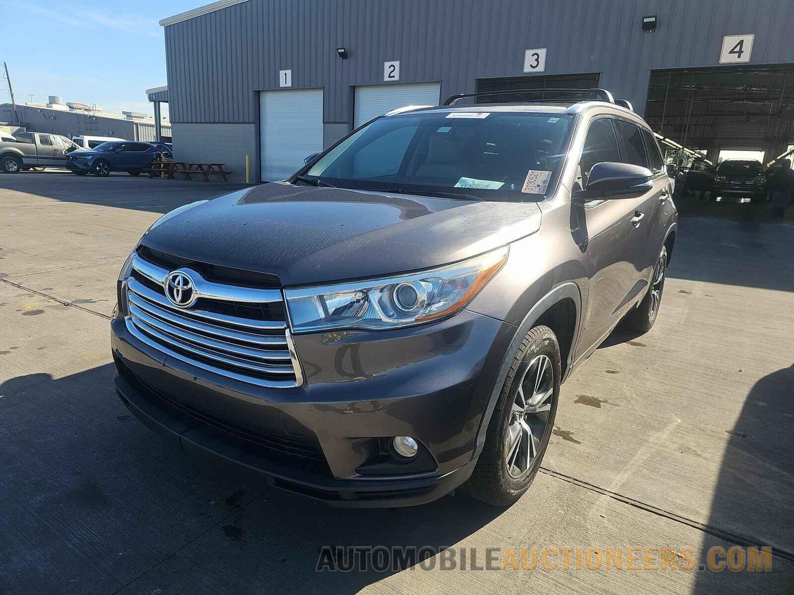 5TDKKRFH0GS501269 Toyota Highlander 2016