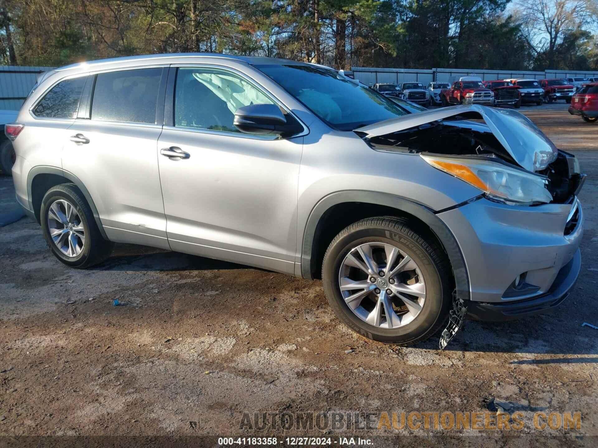 5TDKKRFH1ES008665 TOYOTA HIGHLANDER 2014