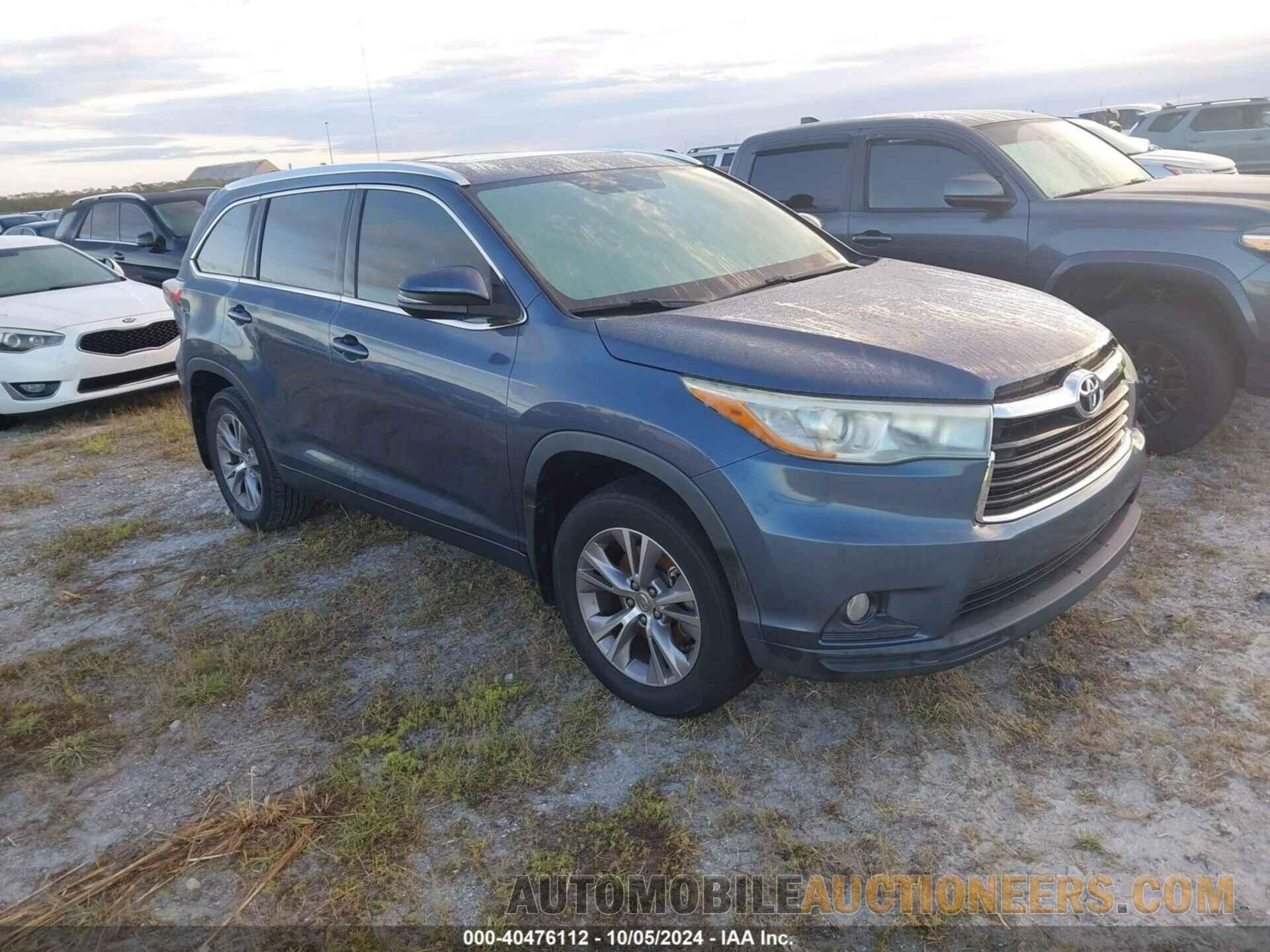 5TDKKRFH1FS045569 TOYOTA HIGHLANDER 2015