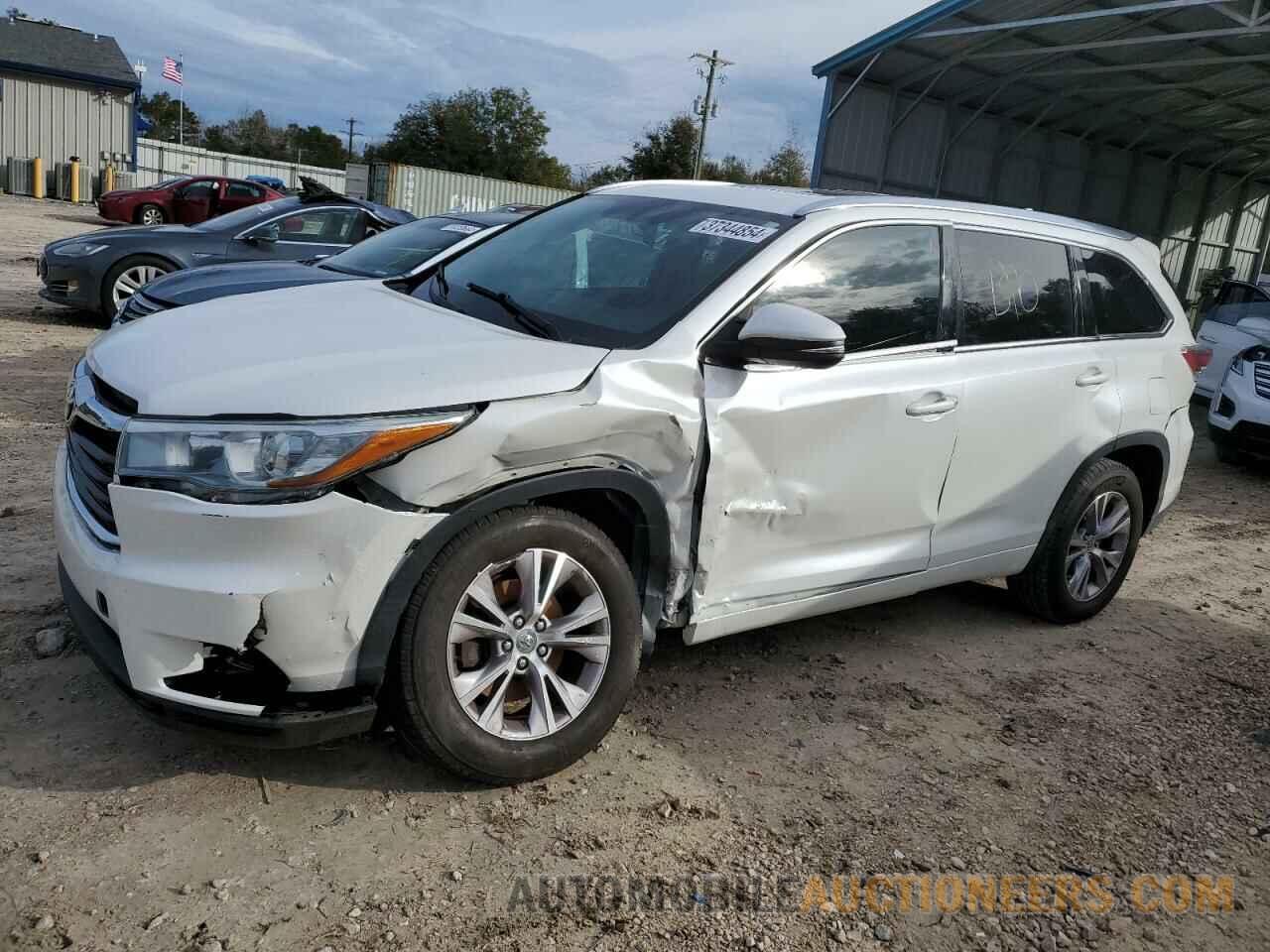 5TDKKRFH1FS049539 TOYOTA HIGHLANDER 2015