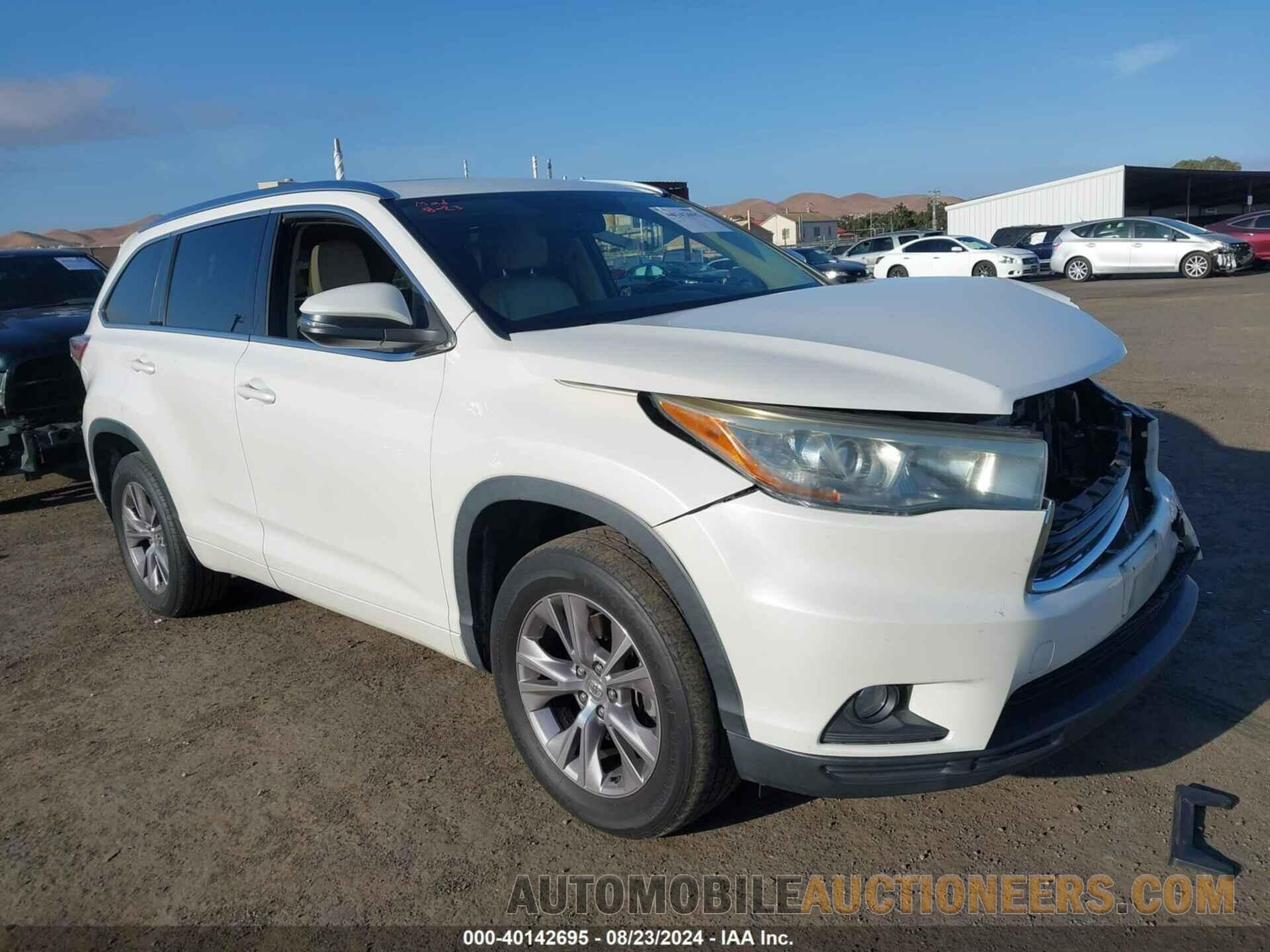 5TDKKRFH1FS055485 TOYOTA HIGHLANDER 2015