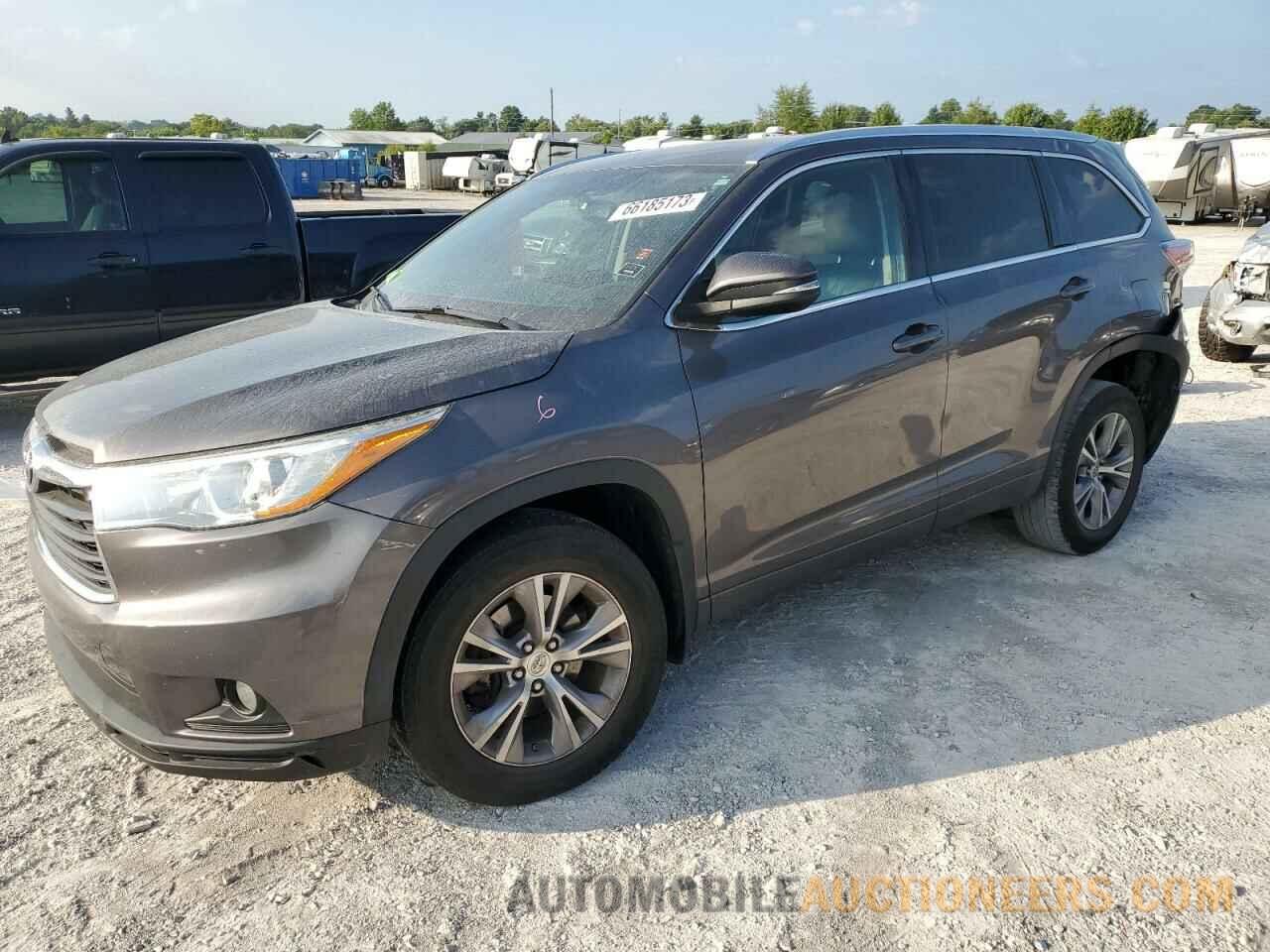 5TDKKRFH1FS065465 TOYOTA HIGHLANDER 2015