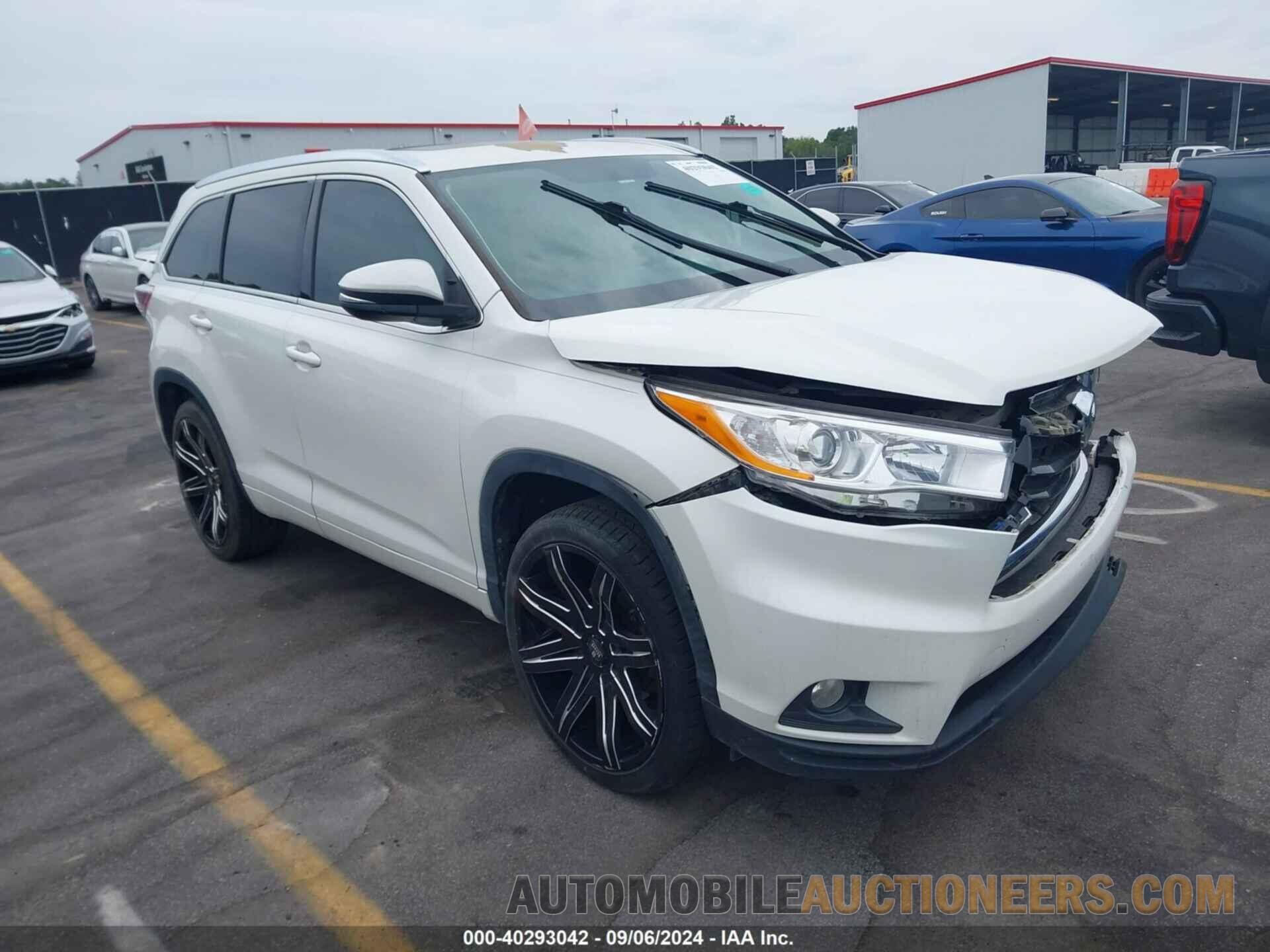 5TDKKRFH1FS070018 TOYOTA HIGHLANDER 2015