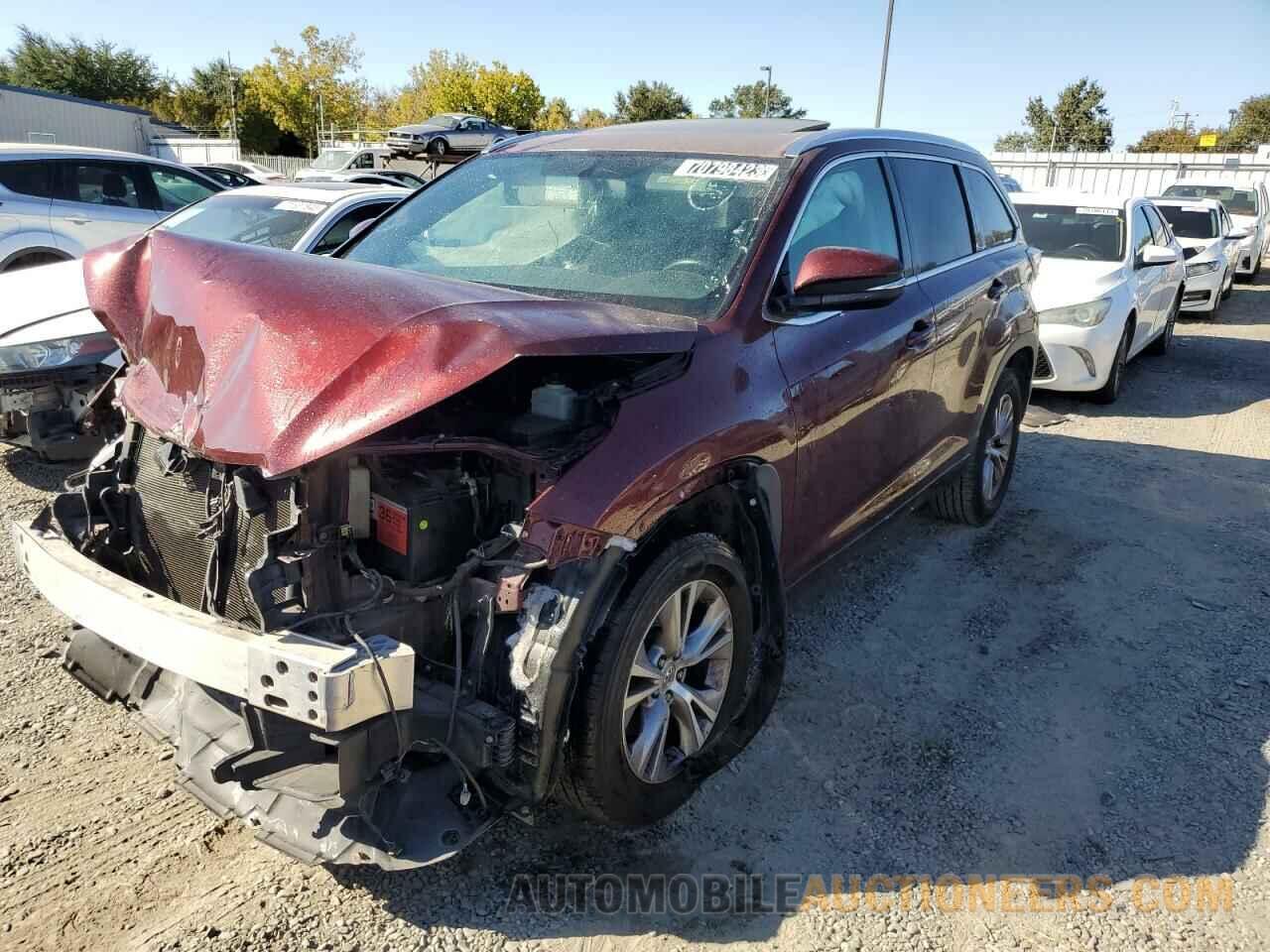 5TDKKRFH1FS081259 TOYOTA HIGHLANDER 2015