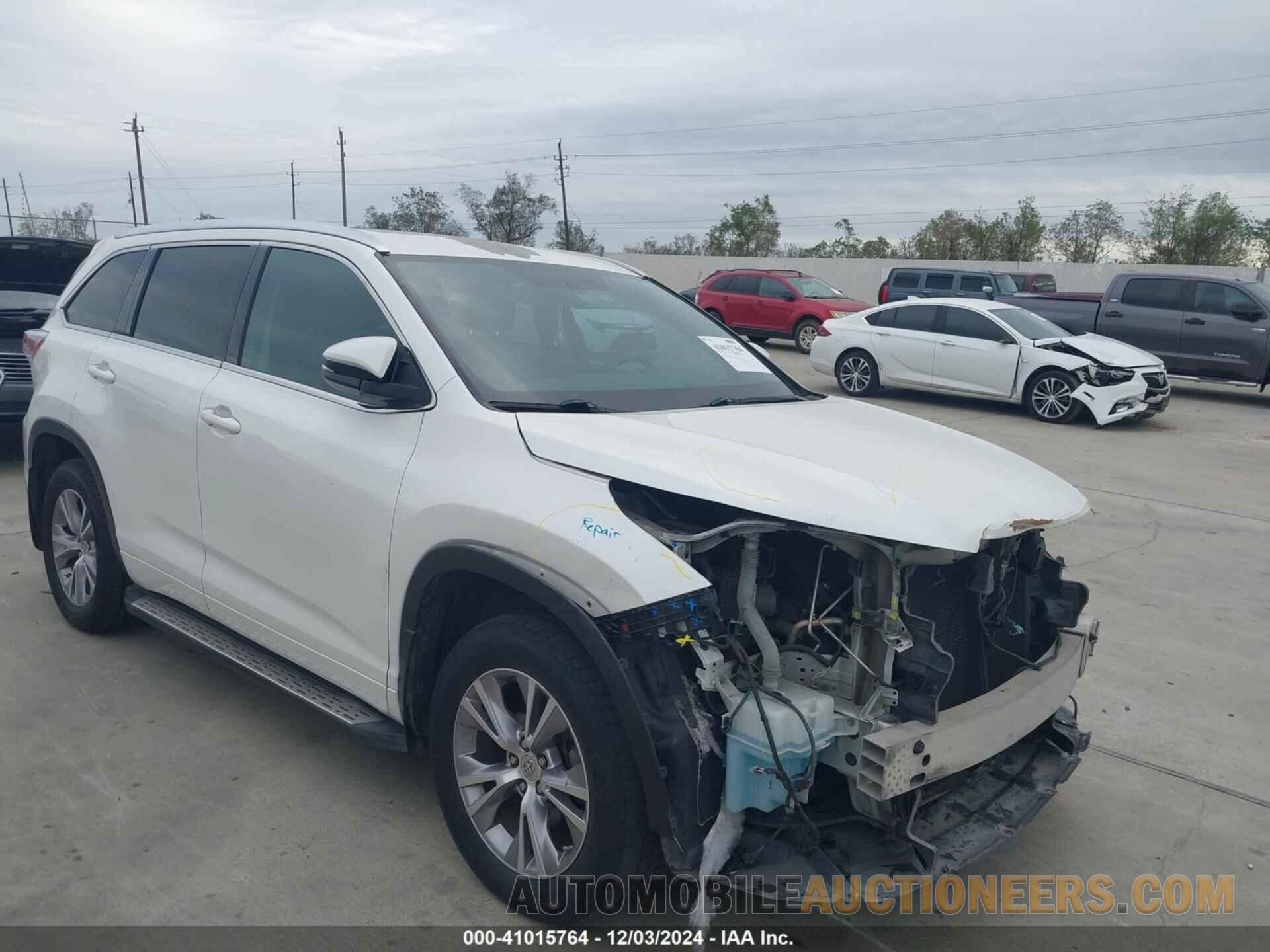 5TDKKRFH1FS085697 TOYOTA HIGHLANDER 2015