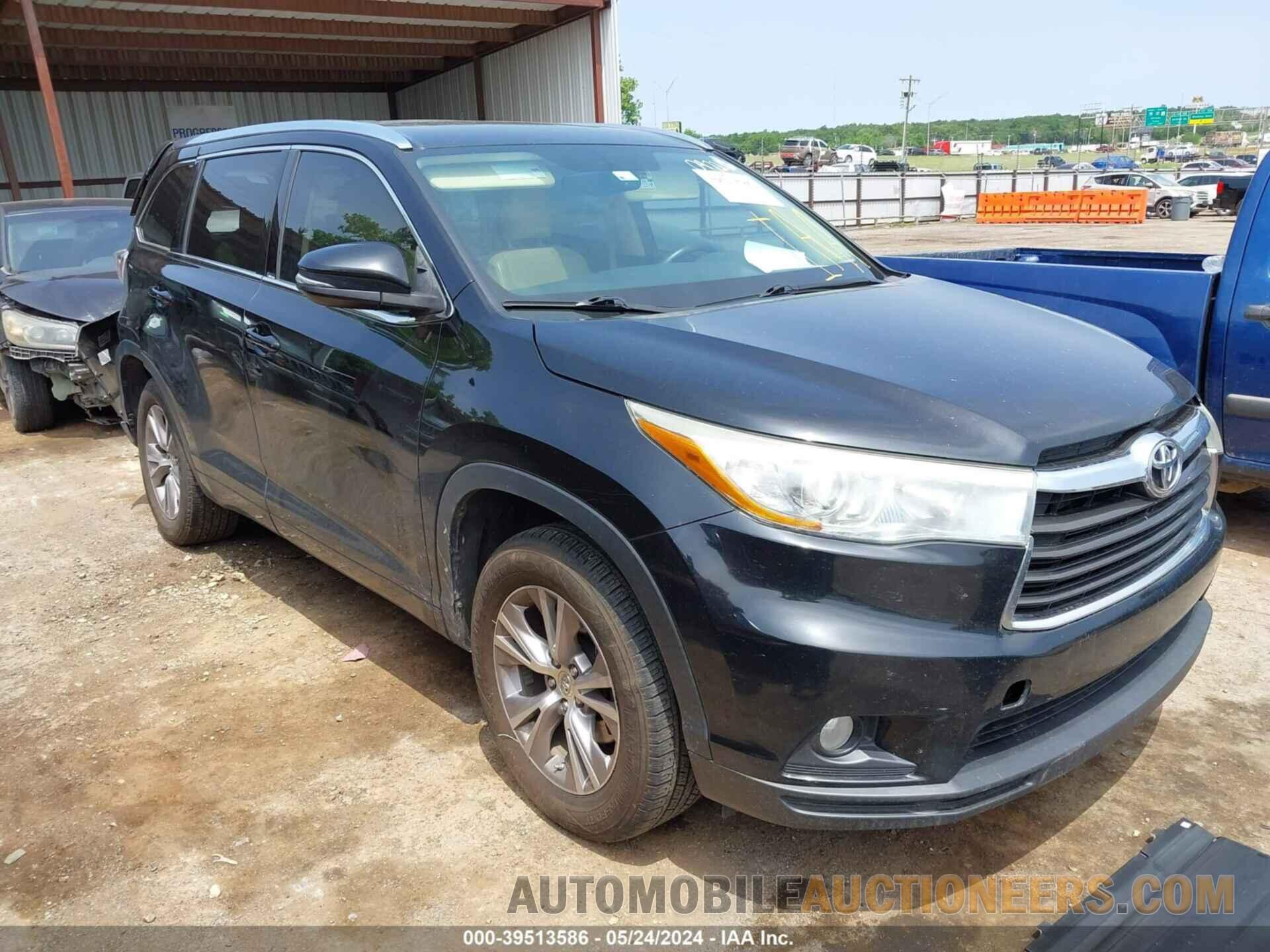 5TDKKRFH1FS097218 TOYOTA HIGHLANDER 2015