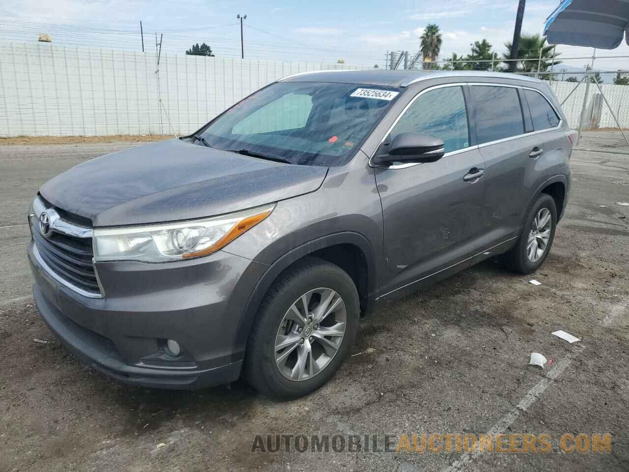 5TDKKRFH1FS104636 TOYOTA HIGHLANDER 2015