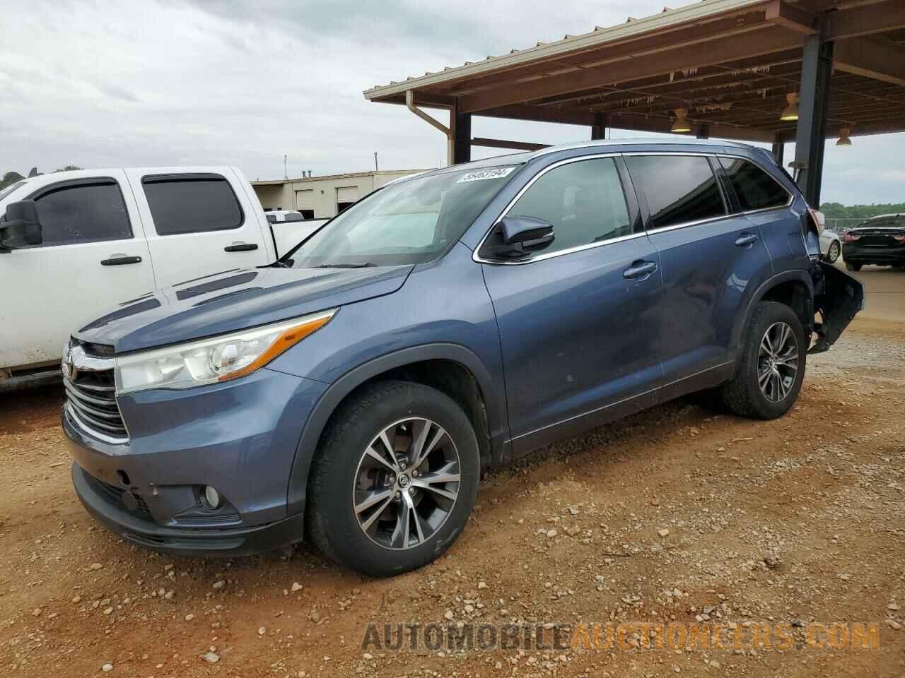 5TDKKRFH1GS131885 TOYOTA HIGHLANDER 2016