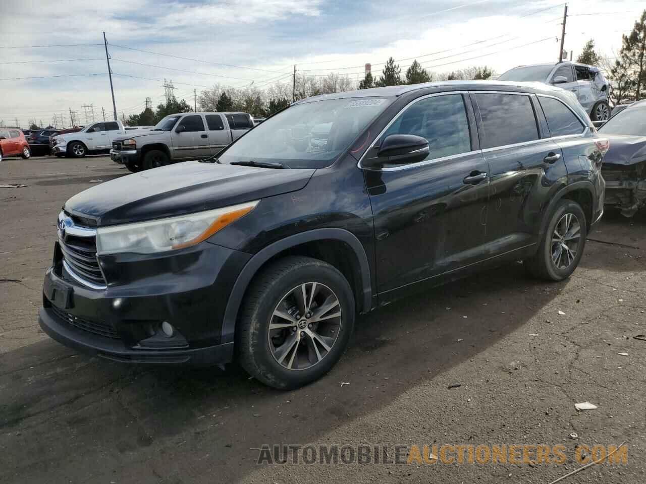 5TDKKRFH1GS134074 TOYOTA HIGHLANDER 2016