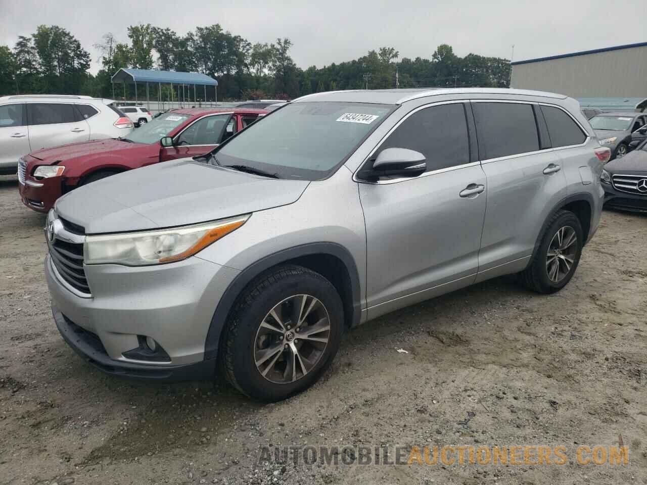 5TDKKRFH1GS145902 TOYOTA HIGHLANDER 2016