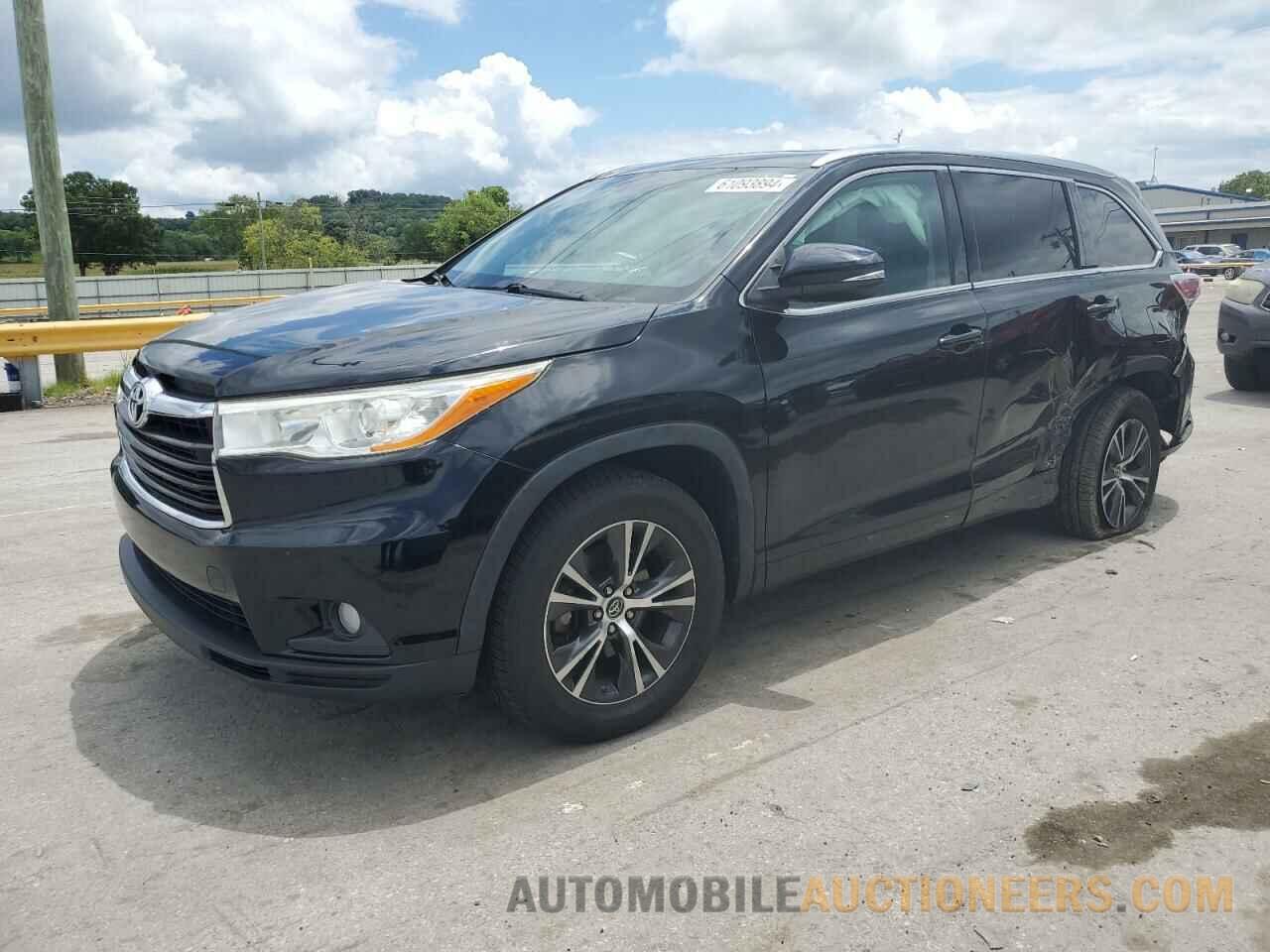 5TDKKRFH1GS156608 TOYOTA HIGHLANDER 2016