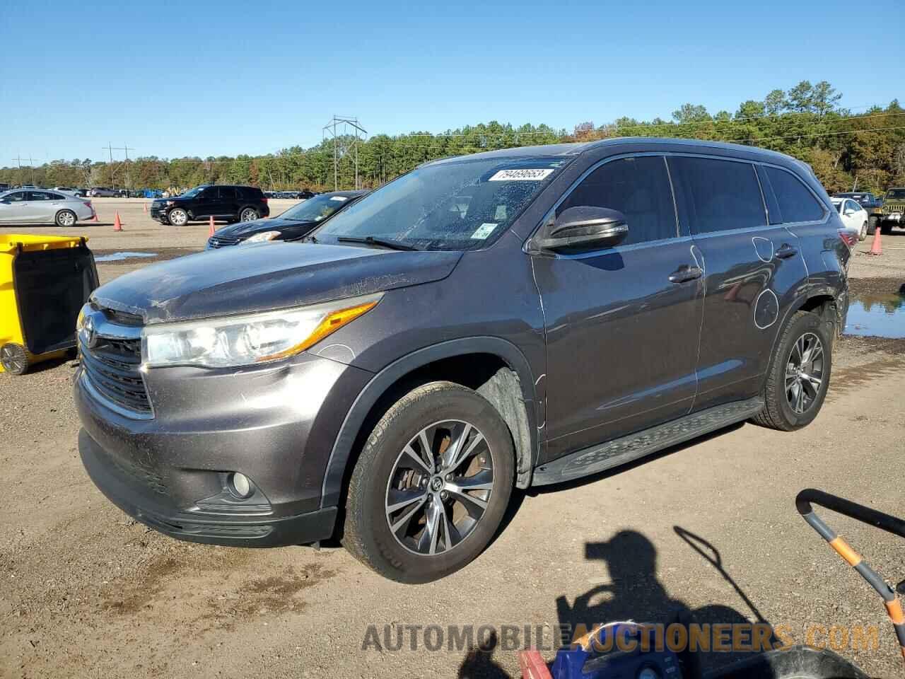 5TDKKRFH1GS162408 TOYOTA HIGHLANDER 2016