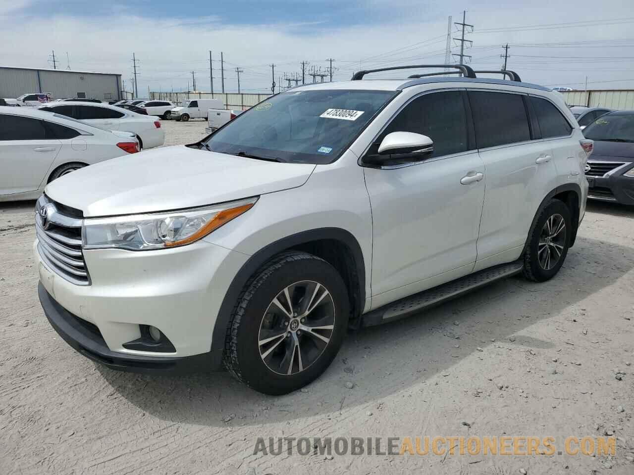 5TDKKRFH1GS171934 TOYOTA HIGHLANDER 2016