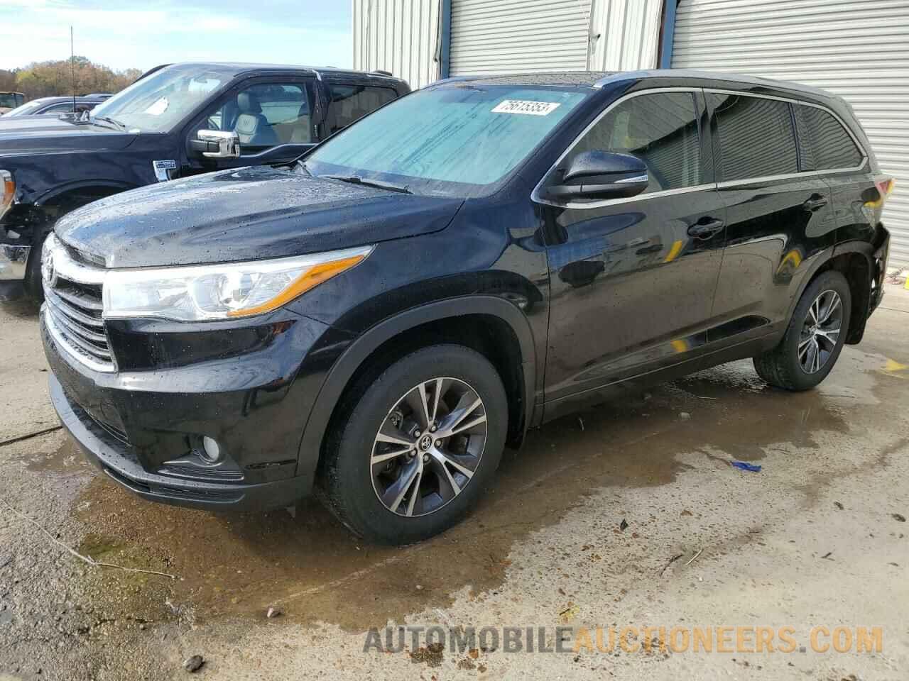 5TDKKRFH1GS501314 TOYOTA HIGHLANDER 2016