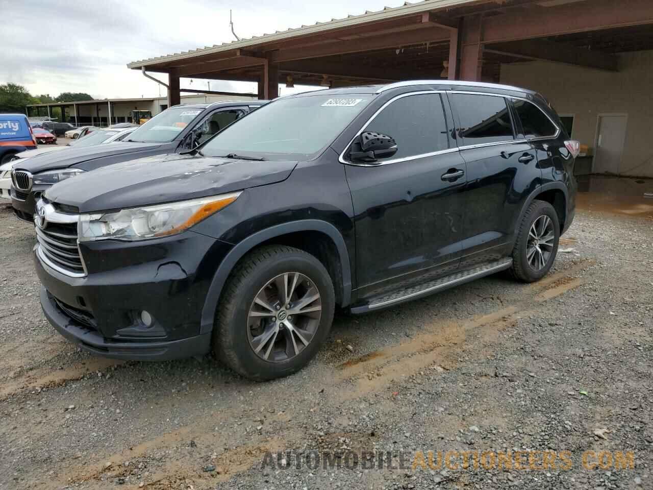 5TDKKRFH1GS501636 TOYOTA HIGHLANDER 2016