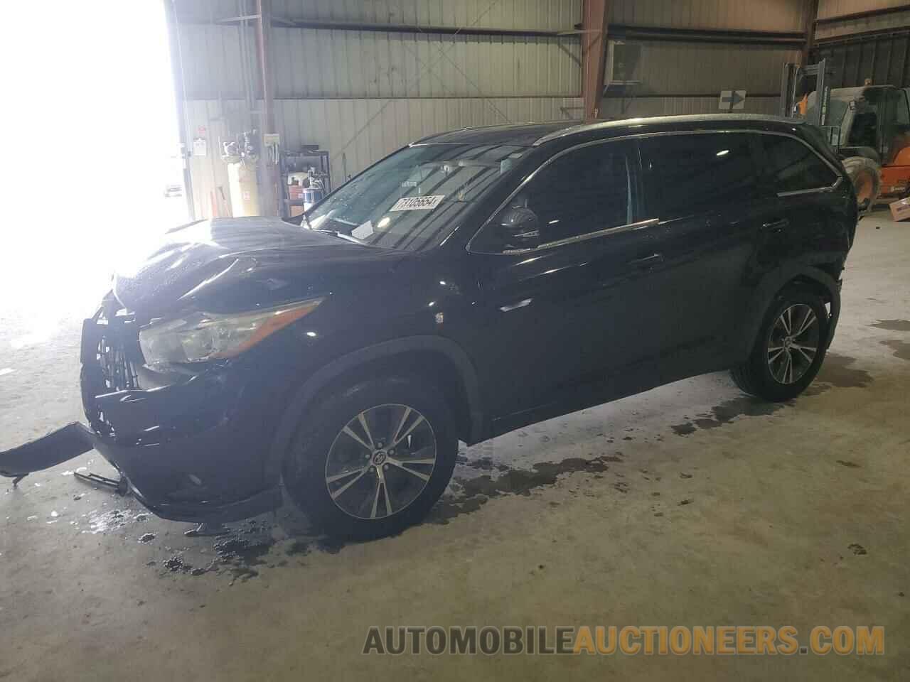 5TDKKRFH1GS504827 TOYOTA HIGHLANDER 2016