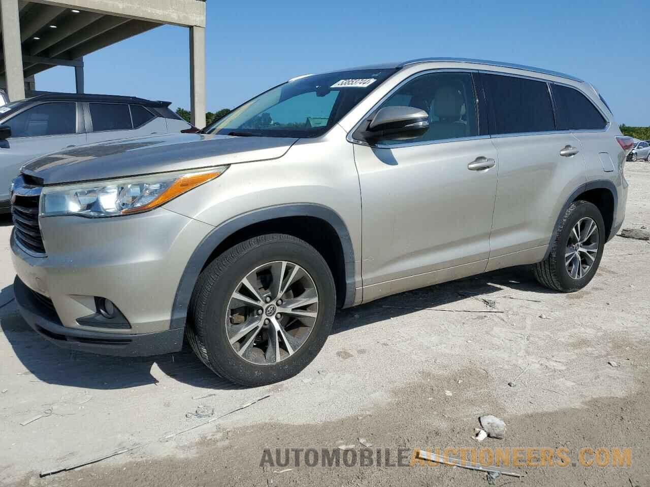 5TDKKRFH1GS506108 TOYOTA HIGHLANDER 2016