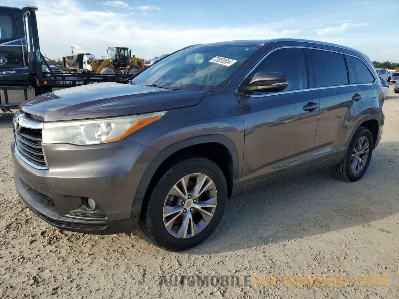 5TDKKRFH2FS042132 TOYOTA HIGHLANDER 2015