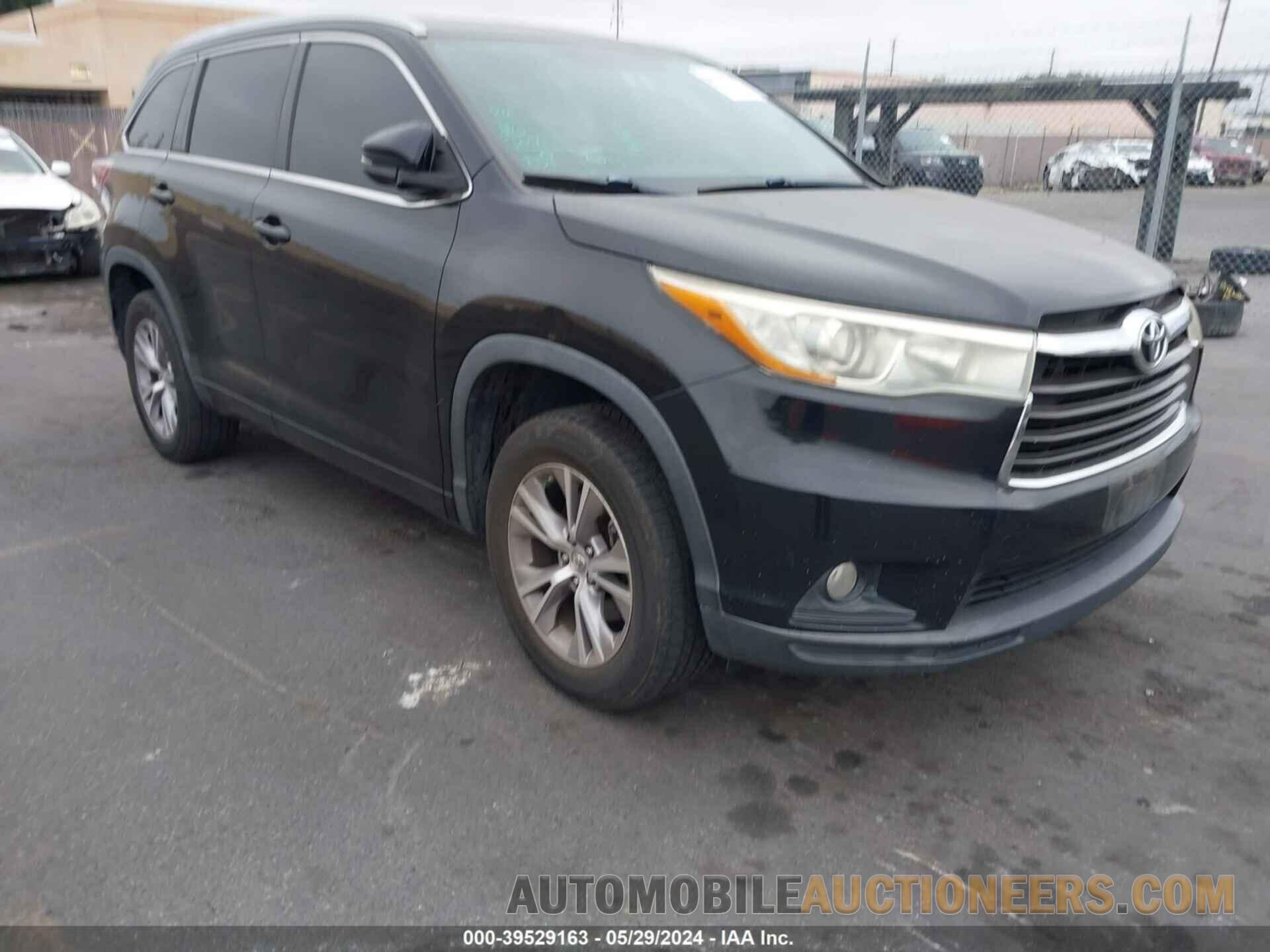 5TDKKRFH2FS043667 TOYOTA HIGHLANDER 2015