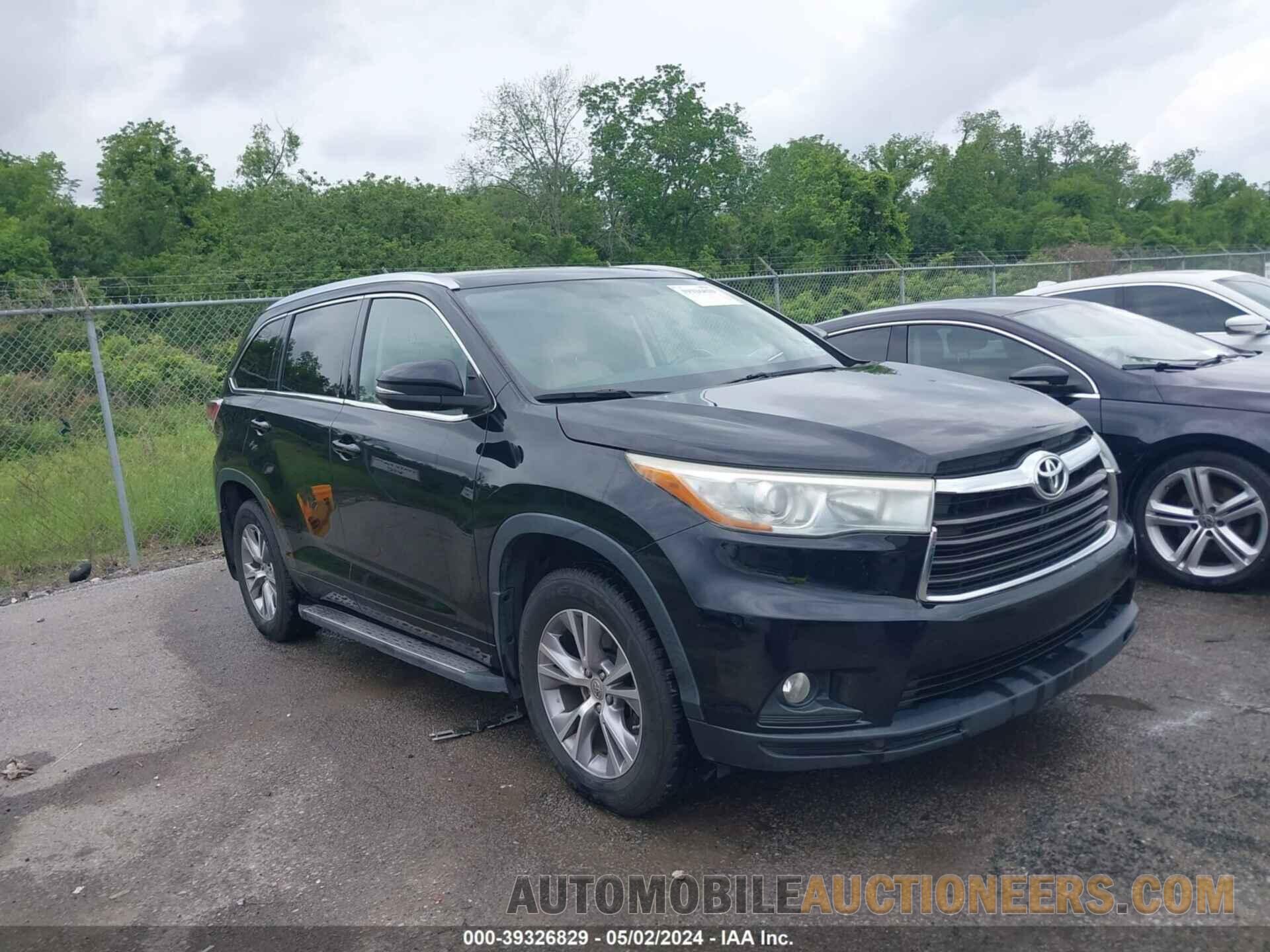 5TDKKRFH2FS045726 TOYOTA HIGHLANDER 2015