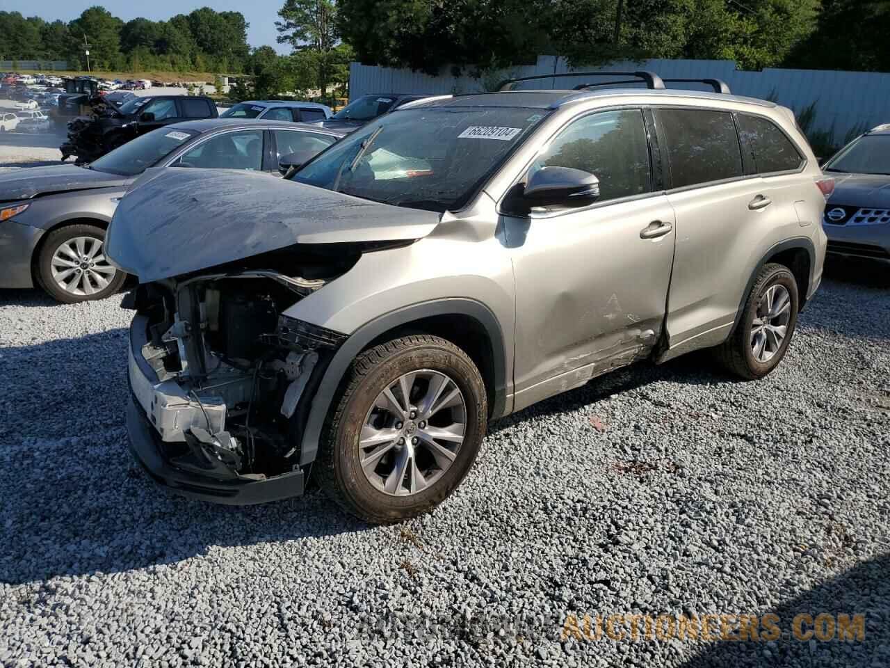 5TDKKRFH2FS046309 TOYOTA HIGHLANDER 2015