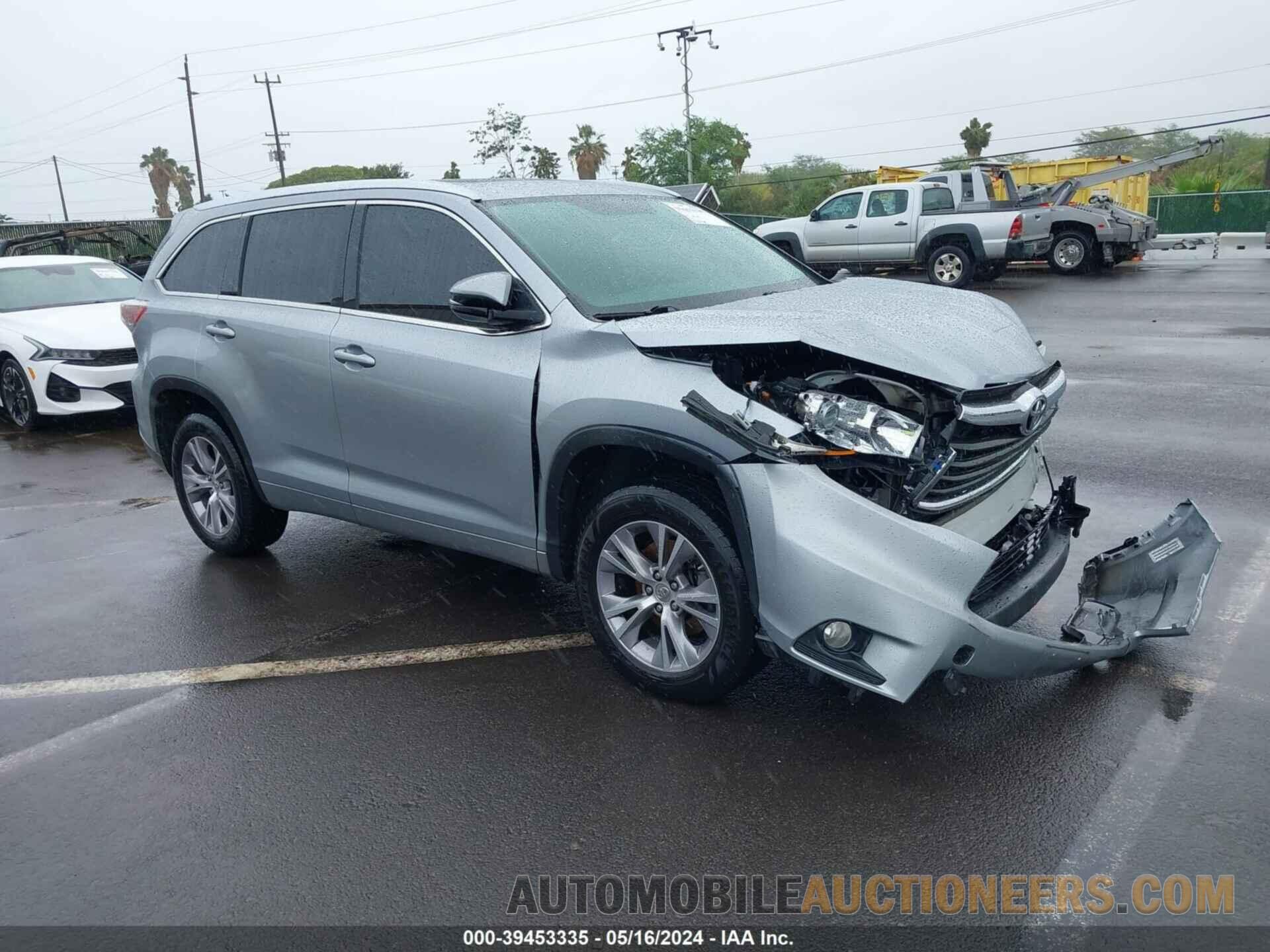 5TDKKRFH2FS050179 TOYOTA HIGHLANDER 2015