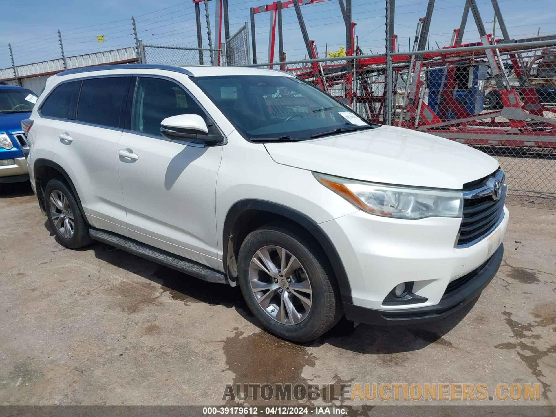 5TDKKRFH2FS058444 TOYOTA HIGHLANDER 2015