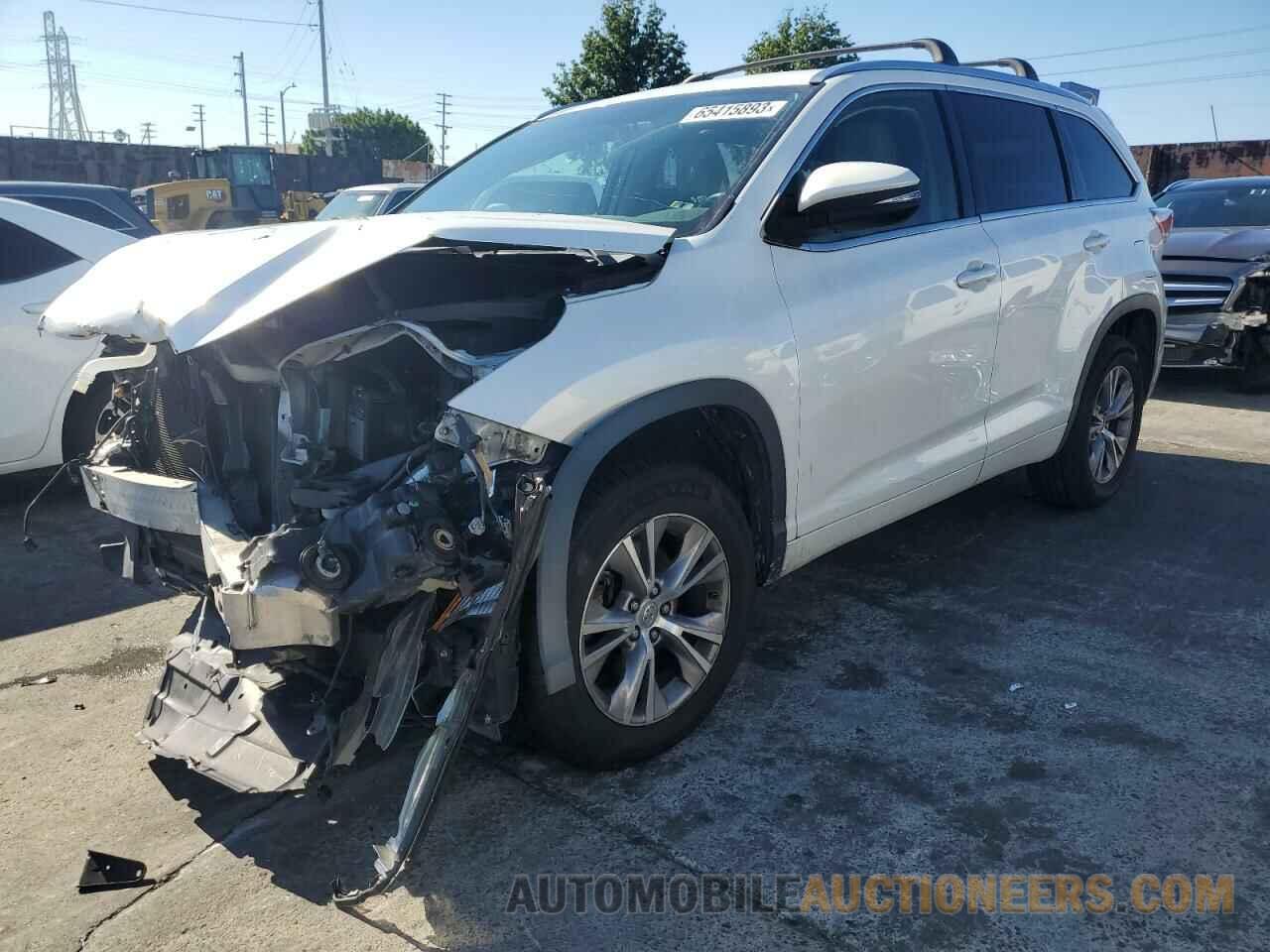 5TDKKRFH2FS065345 TOYOTA HIGHLANDER 2015