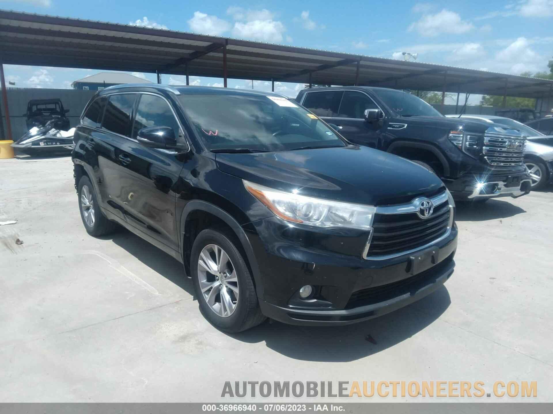 5TDKKRFH2FS065460 TOYOTA HIGHLANDER 2015