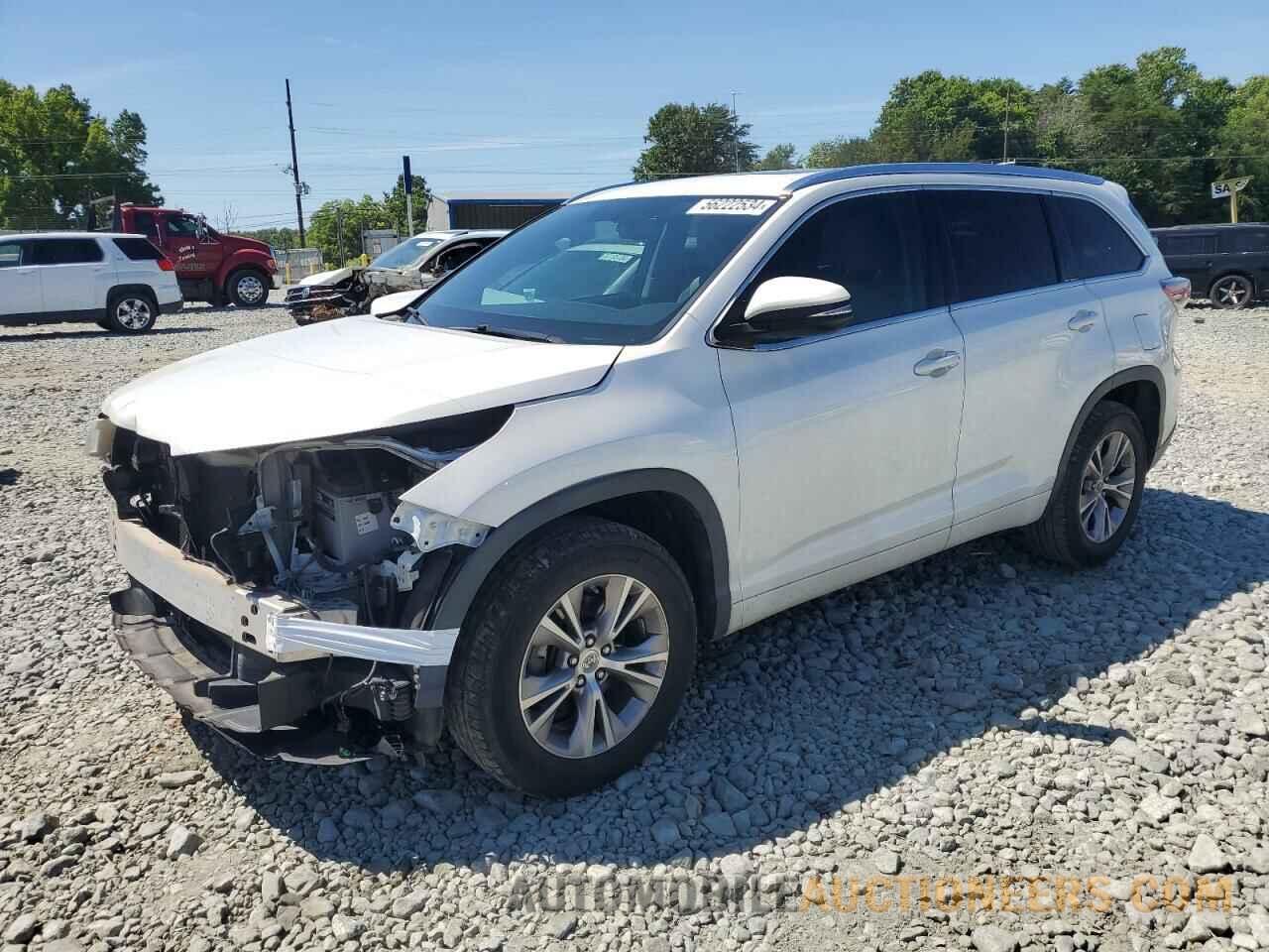 5TDKKRFH2FS074031 TOYOTA HIGHLANDER 2015