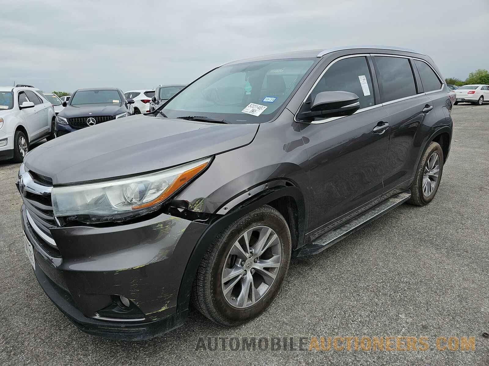 5TDKKRFH2FS081156 Toyota Highlander 2015