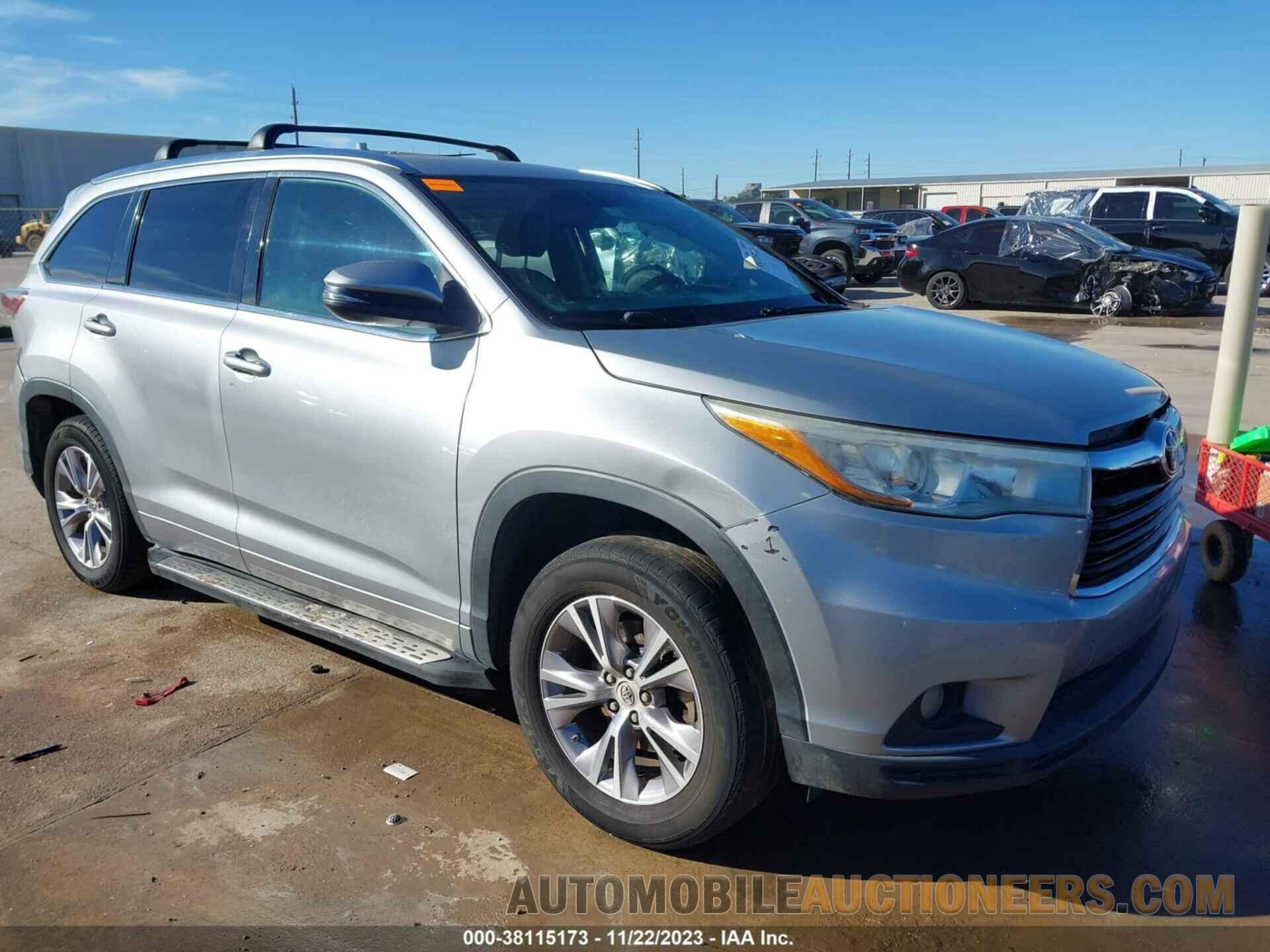 5TDKKRFH2FS086454 TOYOTA HIGHLANDER 2015