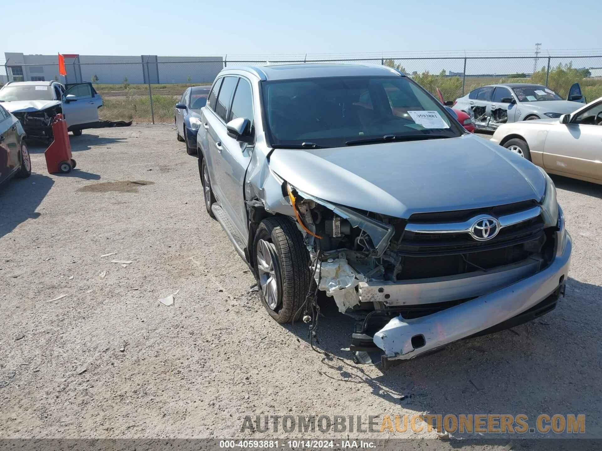 5TDKKRFH2FS112258 TOYOTA HIGHLANDER 2015