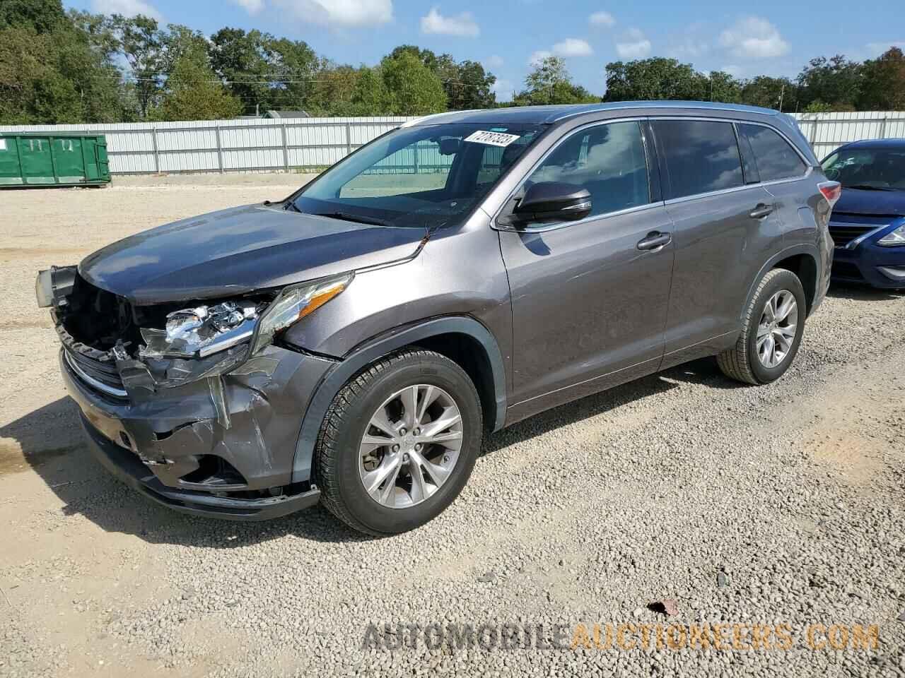 5TDKKRFH2FS113071 TOYOTA HIGHLANDER 2015