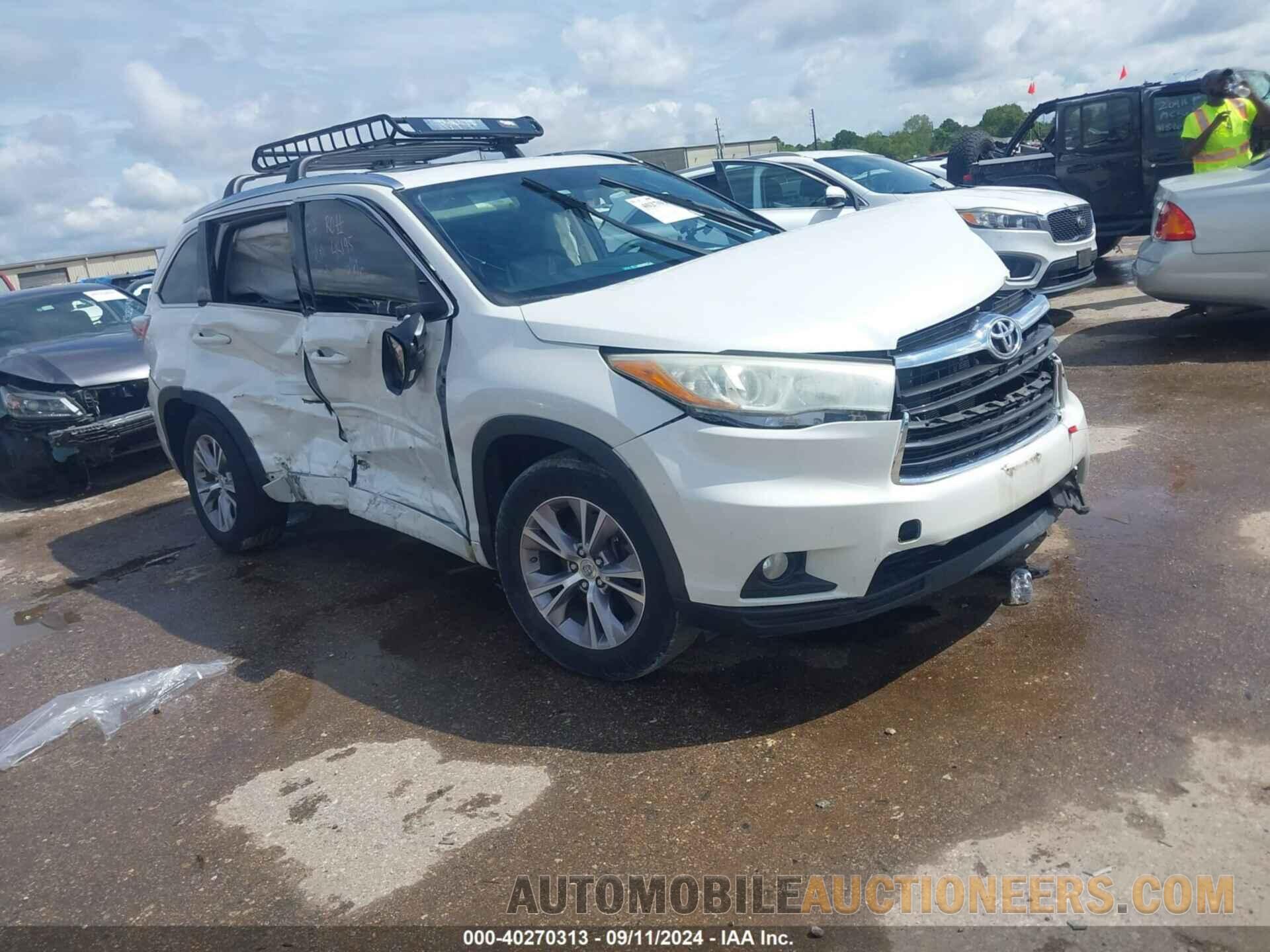 5TDKKRFH2FS118447 TOYOTA HIGHLANDER 2015