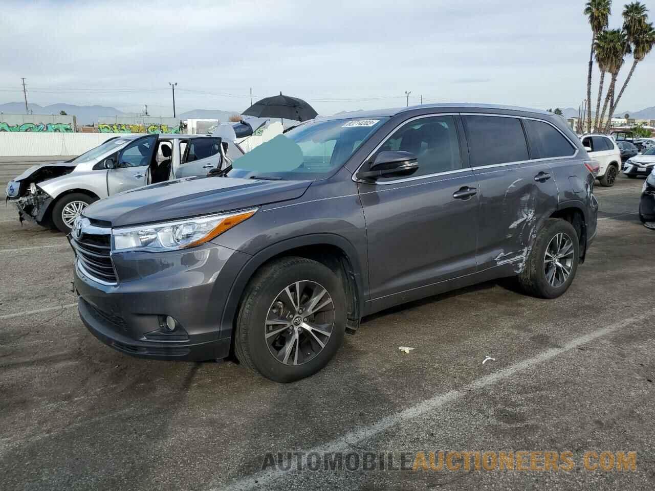 5TDKKRFH2GS122032 TOYOTA HIGHLANDER 2016