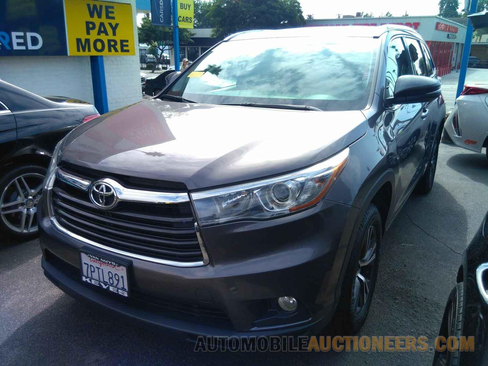 5TDKKRFH2GS127425 Toyota Highlander 2016