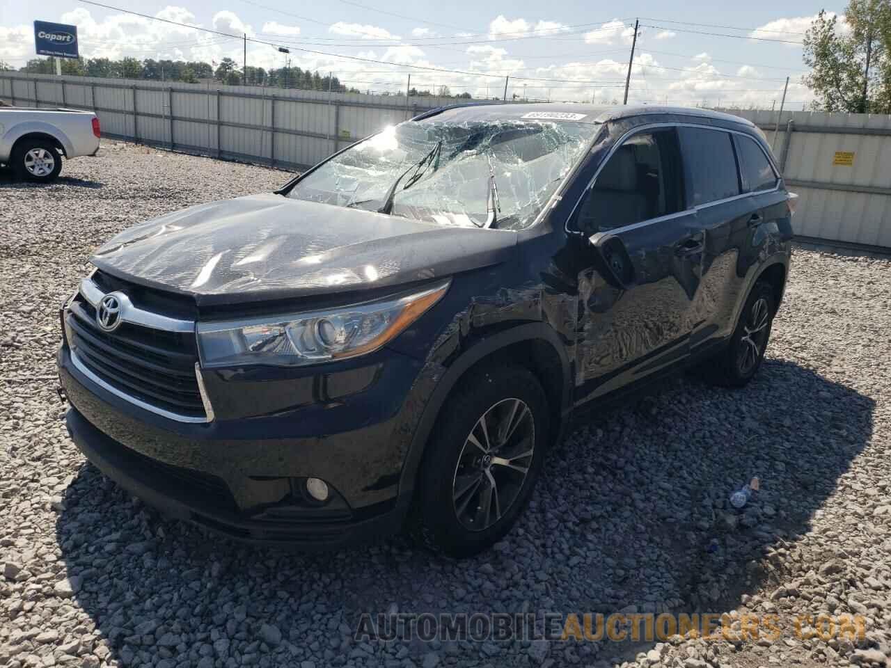 5TDKKRFH2GS140854 TOYOTA HIGHLANDER 2016