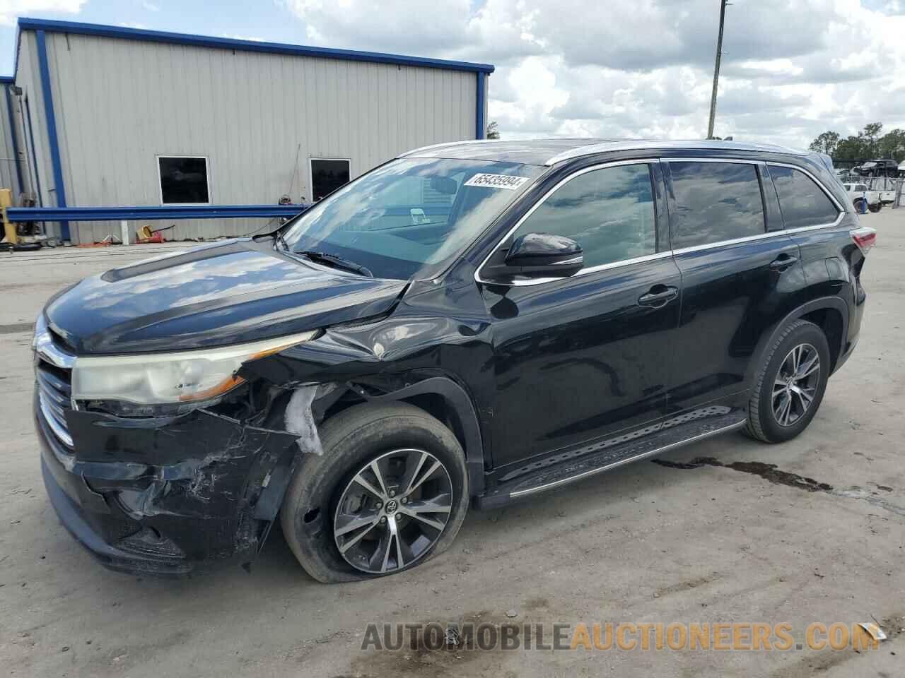 5TDKKRFH2GS158478 TOYOTA HIGHLANDER 2016