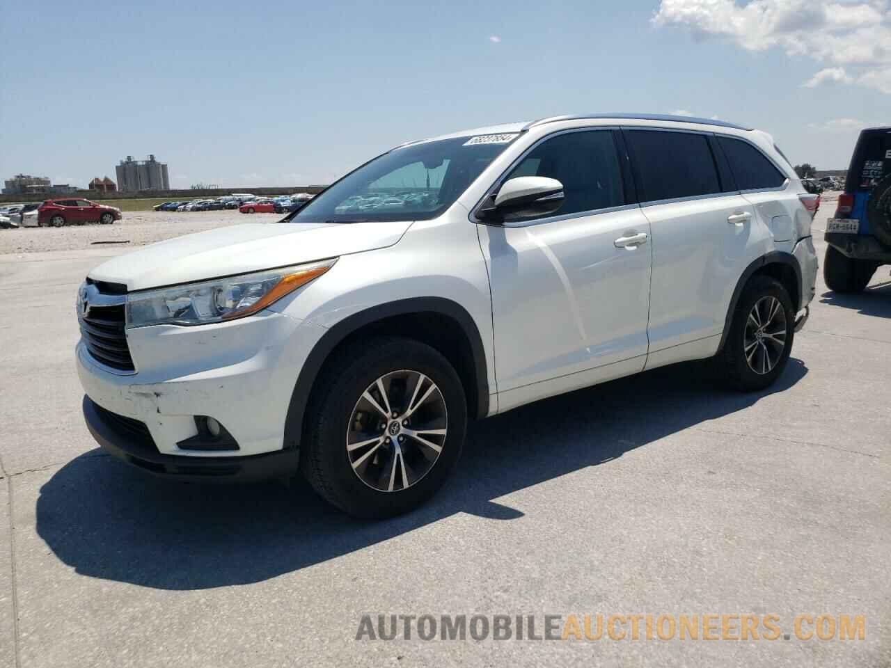 5TDKKRFH2GS163874 TOYOTA HIGHLANDER 2016