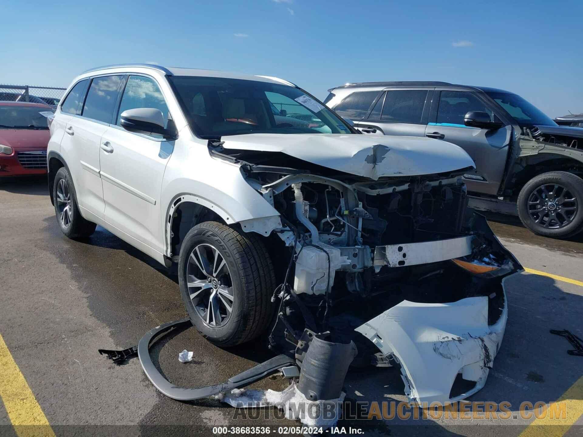 5TDKKRFH2GS186099 TOYOTA HIGHLANDER 2016