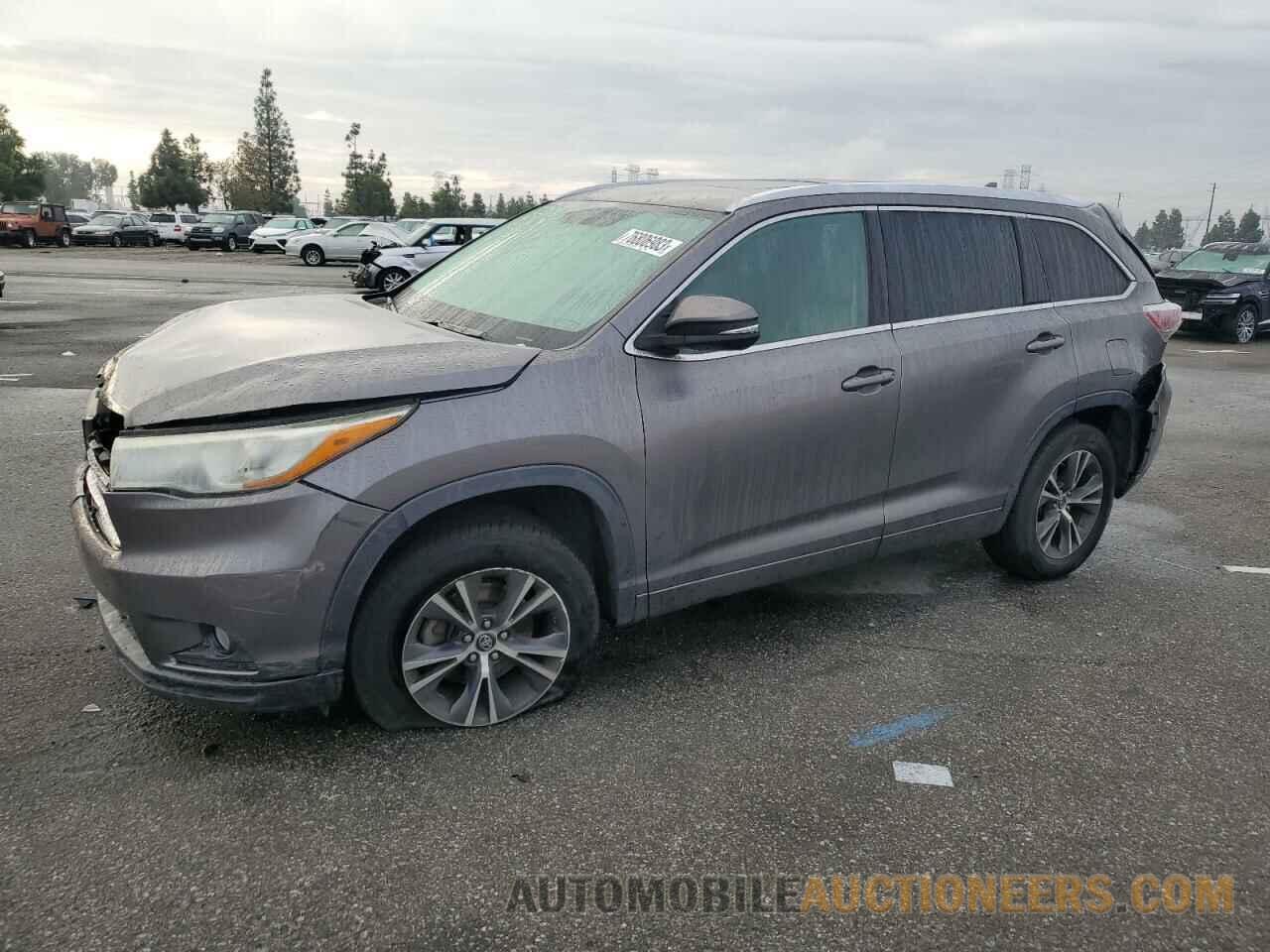 5TDKKRFH2GS501967 TOYOTA HIGHLANDER 2016