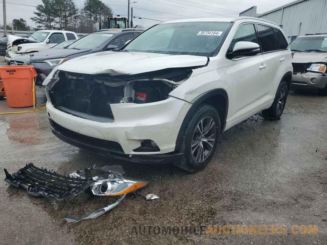 5TDKKRFH2GS502343 TOYOTA HIGHLANDER 2016