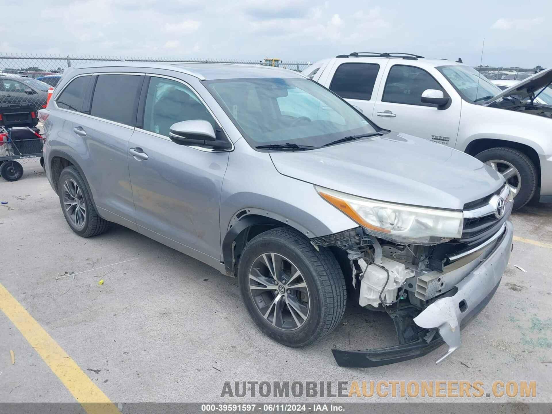 5TDKKRFH2GS505548 TOYOTA HIGHLANDER 2016