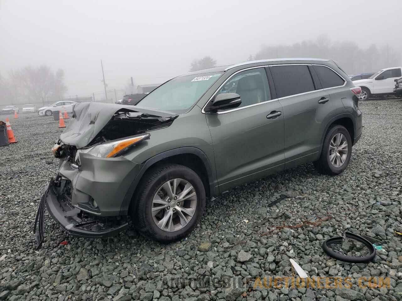 5TDKKRFH3FS039434 TOYOTA HIGHLANDER 2015