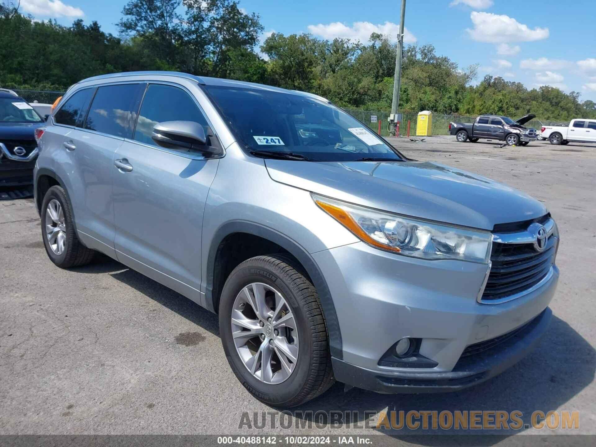 5TDKKRFH3FS046416 TOYOTA HIGHLANDER 2015