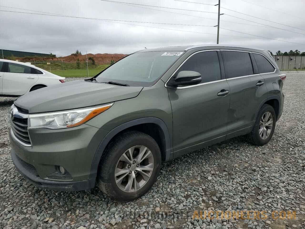 5TDKKRFH3FS046903 TOYOTA HIGHLANDER 2015